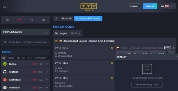 Check odds on YYY Sport