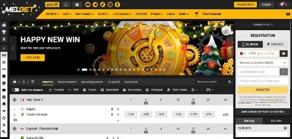 Melbet odds for FIFA Club World Cup