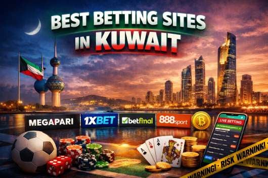 kuwait's landscape image in the background and the name of the best brands in kuwait