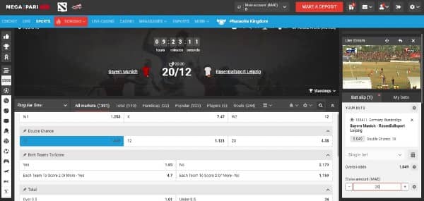 How to Place a Bet at_Megapari