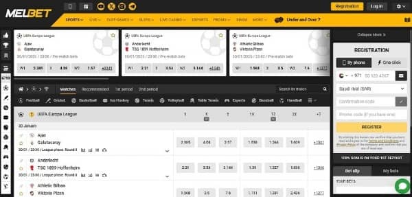 Check odds on Melbet