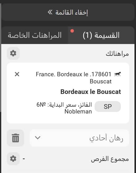 راهن على الفوز راهن على سباق الخيل كأس السعودية