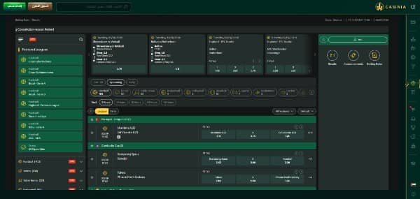 تحقق من احتمالات Casinia