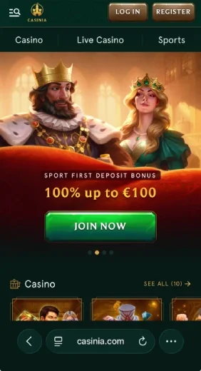 مواقع مراهنات كرة القدم: Casinia