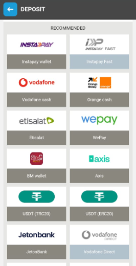 مراهنات كرة القدم أونلاين: Payment methods